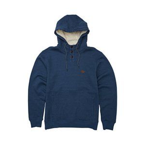 Billabong Hudson Pullover Sherpa Hoodie Blue